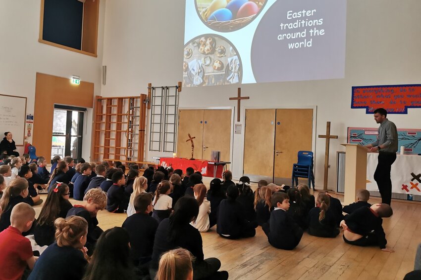 Image of Whole School Assembly - 15/03/24 - Easter Traditions